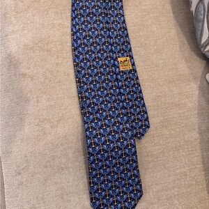 Hermes’ Nautical Blue and Gold Tie